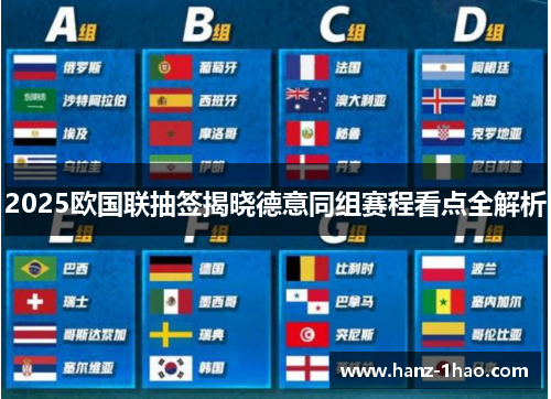 2025欧国联抽签揭晓德意同组赛程看点全解析